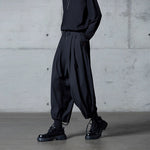 Drawstring Ankle Length Casual Trousers