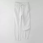 Linen Loose Thin Elastic Waist Pants