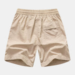 Striped Mesh Cuban Shirt & Swim Shorts