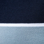 Contrast Knit V Neck Polo Shirt