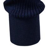 Long Sleeved Knitted Stripe Jacquard Polo Shirt