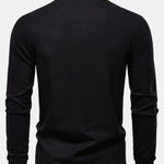 Long Sleeved Contrast Polo Shirt