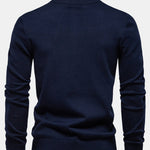 Stripe Quarter-Zip Sweater