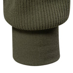 Ribbed Raglan Sleeve Quarter Zip Sweatshirt