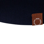 Long Sleeved Knitted Stripe Jacquard Polo Shirt
