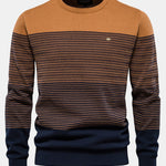 Contrast Striped Sweater