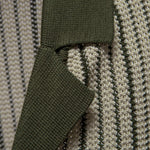 Stripe Crochet Button Up Shirt