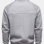 Ribbed Raglan Sleeve Quarter Zip Sweatshirt