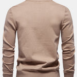 Stripe Quarter-Zip Sweater