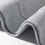 Relax Fit Waffle Crew Neck Sweatshirt