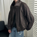 American Stand-up Collar Short Baseball Jacket