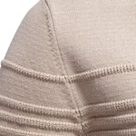Striped Jacquard Crewneck Sweater