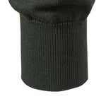 Long Sleeve V-Neck Knit Polo Shirt