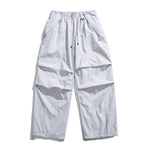 Winter Fleece-lined Drawstring Waterproof Pants