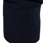 Contrast Stripe Quarter Zip Sweater