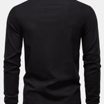 Long Sleeved Giraffe Embroidery Polo Shirt