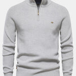 Raglan Sleeve Quarter-Zip Sweater