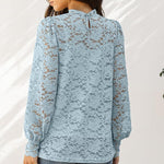 Zeagoo Lace Tops  with Separable Camisole Sexy Blouses Shirts 2 PCS Set