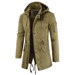 Outdoor Hooded Trench Coat