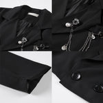 Spring Lapel Pin Pendant Short Suit