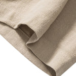Linen And Rayon Blend Stand Collar Shirt & Wrinkle Textured Straight Leg Pants