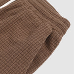 Men's solid color corduroy textured casual pants