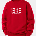13:13 Print Relax Fit Sweatshirt