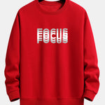 Focus Print Relax Fit Sweatshirt