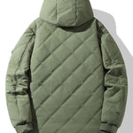 Faux Fur Lined Hooded Quilted Jacket