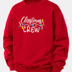 Christmas Lights Print Relax Fit Sweatshirt
