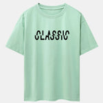 Classic Print Drop Shoulder Oversize T-Shirt