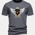 Regular Fit Orella Memorial Print Cotton T-Shirt