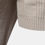 Stripe Knit Polo Shirt