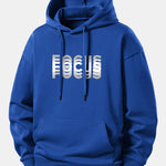 Focus Print Relax Fit Hoodie