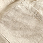 Short Sleeve V Neck Linen Rayon Blend Shirt & Linen Cotton Blend Drawstring Shorts