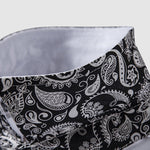 Men's Paisley Color Block Business Casual POLO