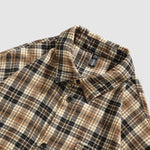 Men's Classic Casual Plaid Pocket Button Down Long Sleeve Shirt