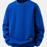 Checkerboard Jacquard Sweatshirt