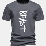 Regular Fit Beast Print Cotton T-Shirt