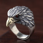 Majestic Eagle Head Men's Ring