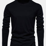 Basic Long Sleeve Cotton T-Shirt