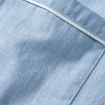 Linen Look Contrast Button Up Shirt