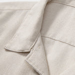 Linen Cuban Shirt With Pockets & Straight Leg Linen Pants