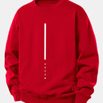 Dream Stripe Print Relax Fit Sweatshirt