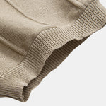 Striped Jacquard Crew Neck Sweater Knitted T-Shirt