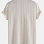 Texture Jacquard Cuban Shirt