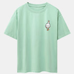 Duck You Print Drop Shoulder Oversize T-Shirt