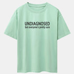 Funny Slogan Print Drop Shoulder Oversize T-Shirt