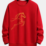 Year of the Horse Graphic Relax Fit Sweatshirt