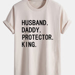 Regular Fit Men Slogan Print Cotton T-Shirt
